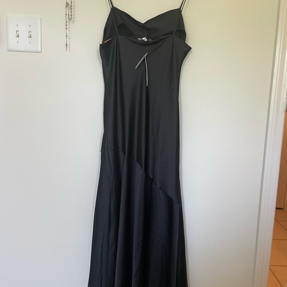 Top shop Black Ruffle Dress
